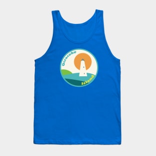 Ocracoke Island Lighthouse Circle Tank Top